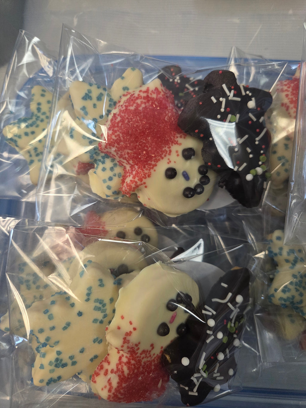 Gluten-Free Seasonal Shape Cookies with Belgian Chocolate