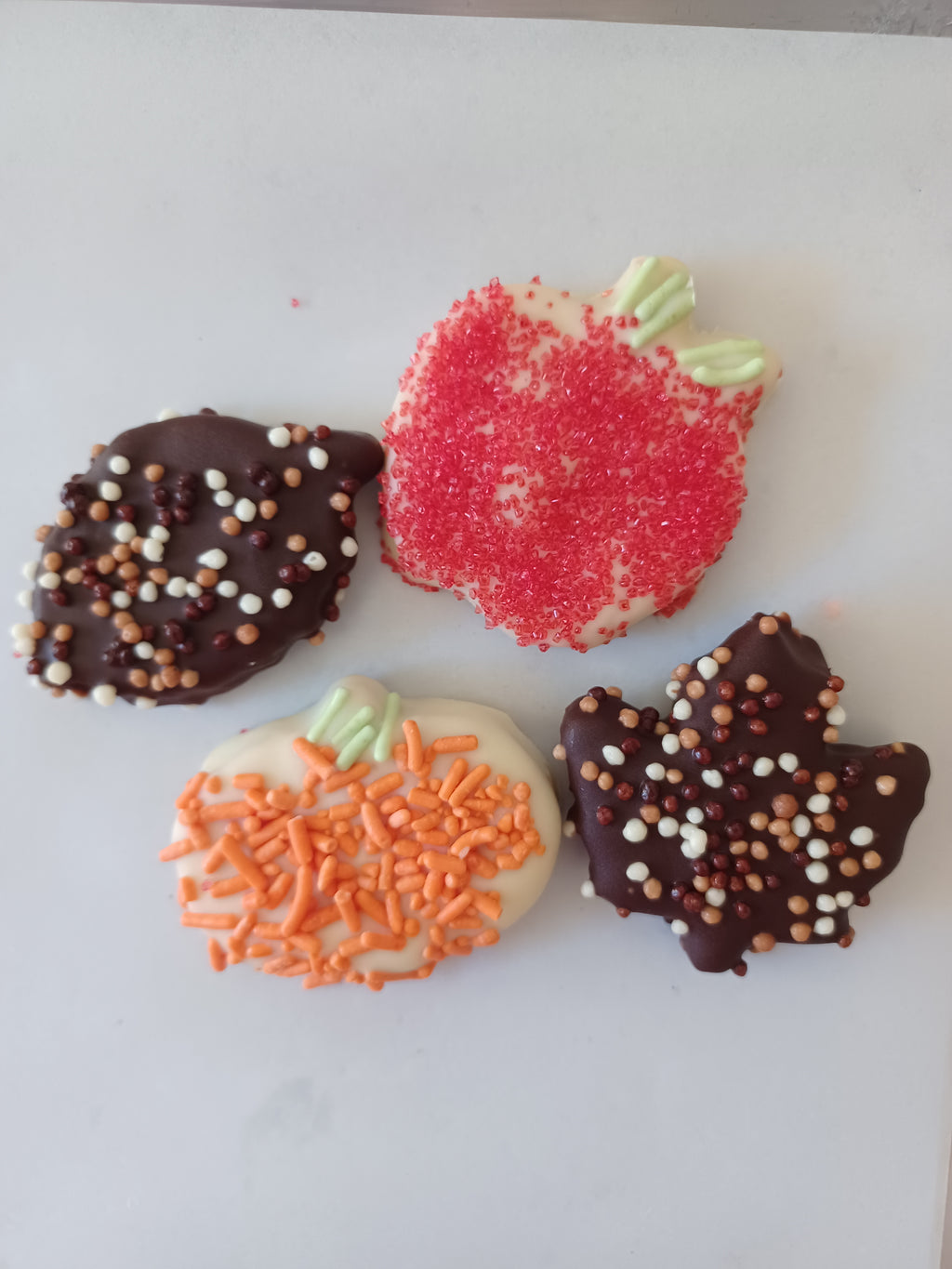 Gluten-Free Seasonal Shape Cookies with Belgian Chocolate