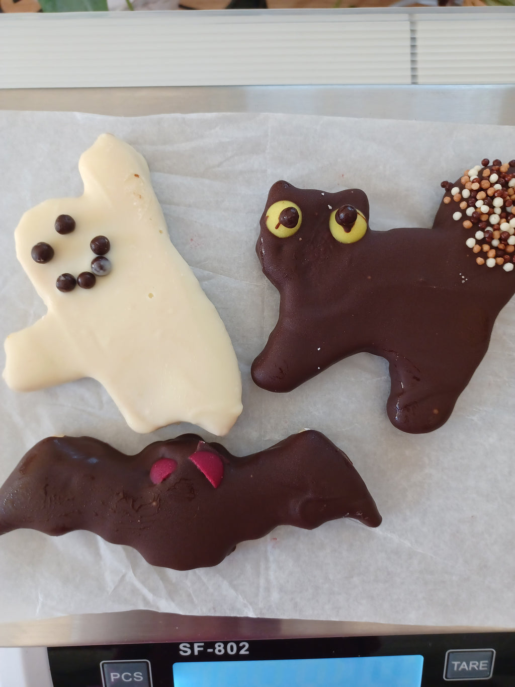 Gluten-Free Seasonal Shape Cookies with Belgian Chocolate
